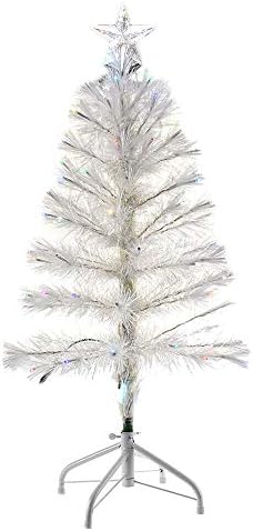Homeford Beyaz Elyaf Yapay Noel Ağacı, 3 Fit