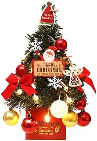 Noel dekoratif masaüstü Mini noel ağacı ön plan dekorasyon sahne dekorasyon hediye paketi ışık ağacı noel süslemeleri