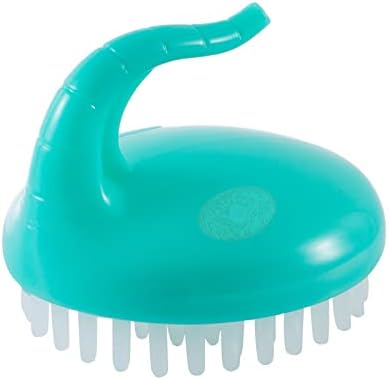 NA Silikon Şampuan Fırça Kepek Kaldırmak için Yenidoğan Banyo çamur Çocuk Banyo Pamuk Şampuan Fırça Yeşil