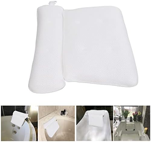 3D SPA Yastık Küvet Yastık Kafalık Küvet Yastık Geri Kafalık Boyun Desteği Yastık Küvet Boyun ve Sırt Desteği için Güzellik