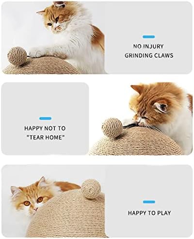 Kaktüs Scratch Post için Yetişkin Kediler-Kedi Tırmalama Mesajları, Halat için Kedi Scratcher, Top Oyuncaklar İnteraktif