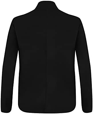 FZYLQY Ekose Ceketler Kadın Flanel Shacket Ceket Uzun Kollu Yaka Düğmesi Aşağı Hırka Mont Renk Blok Erkek Arkadaşı