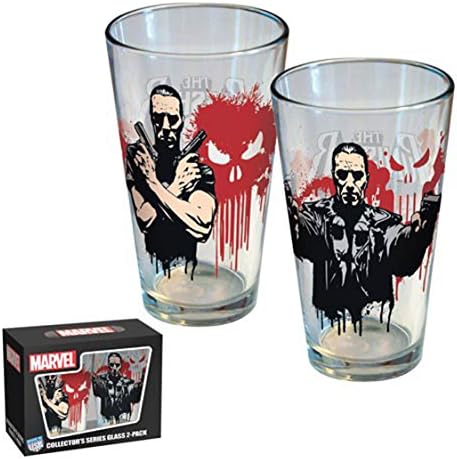 Marvel Punisher 16 oz Bira Bardağı 2'li Paket