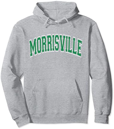 Morrisville NY New York Üniversite Tarzı Yeşil Metin svetşört
