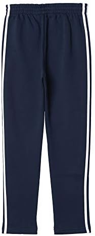 adidas Çocuk Boys Pantolon Essentials 3 Çizgili Polar Eğitim Koşu BQ2829 Yeni (128/7-8 Yıl) Üniversite Donanması