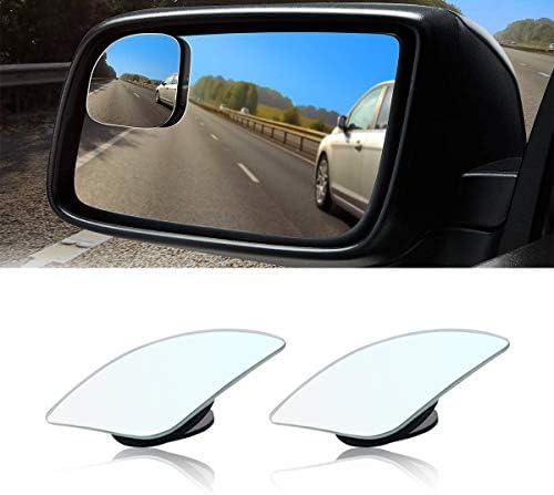 Araba Kör Nokta Ayna, Fan Şekilli HD Cam Çerçevesiz Sopa Ayarlanabilir Birkaç Dışbükey Geniş Açı Dikiz Aynası Araba Kör Nokta,
