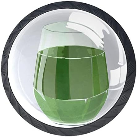 Çekmece Kolları Yeşil Salatalık Suyu RV Ofis Ev Mutfak Dolap Dolapları Dresser Donanım Çekmeceli cam dolaplar Eğlenceli Kolları