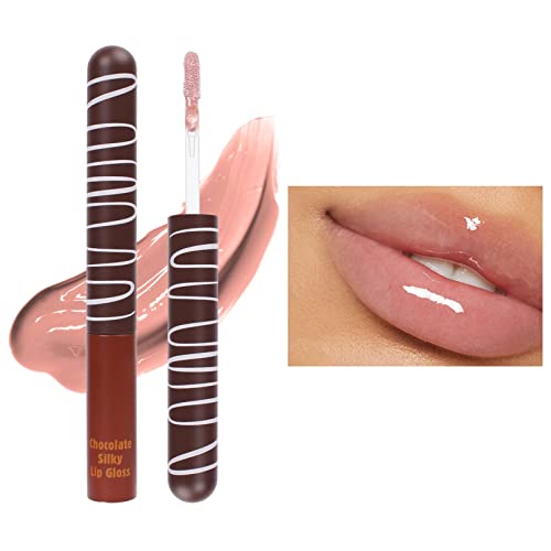 Xıahıum Kore makyaj dudak parlatıcısı çikolata dudak sır nemlendirici nemlendirici kalıcı nemlendirici yapışkan olmayan çıplak
