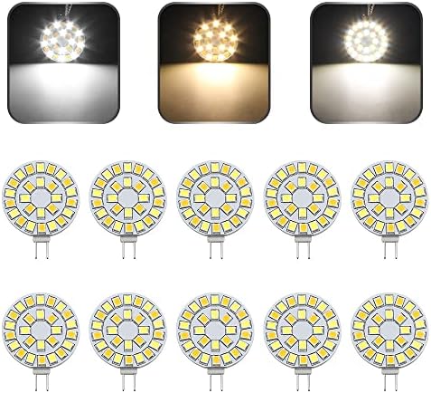 VEHİCODE G4 LED Ampul 12 V/24 V 3-Renk Değişimi 2700 K Yumuşak Sıcak/4000 K Doğal/6000 K Günışığı Beyaz 10 W Halojen Değiştirme