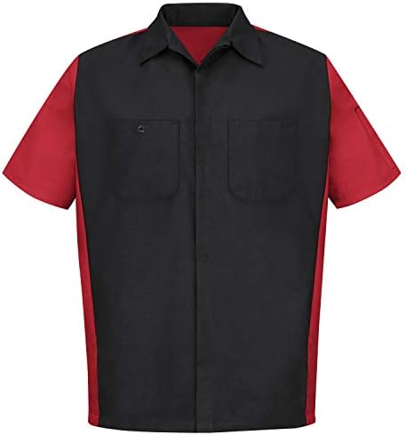 Kırmızı Kap Erkek Yırtılmaz Takım Gömlek, Kısa Kollu
