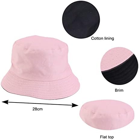 Moda Pamuk Dimi Tuval Güneş balıkçı şapkası Unisex çift taraflı aşınma Bahçe Şapka Bayanlar Geri Dönüşümlü Kova Şapka moda