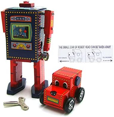 Charmgle MS486 Arama Kurtarma Robot Teneke Oyuncak Yetişkin Koleksiyonu Oyuncak Wind-Up Oyuncak Yenilik Hediye Ev / Mağaza