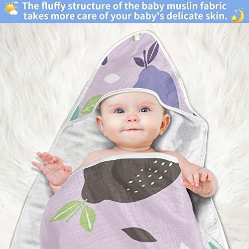 vvfelıxl Bebek Kapşonlu Havlu, Limon Emici Yürümeye Başlayan banyo havlusu, Pamuk Yumuşak Yenidoğan bebek havluları Bebek