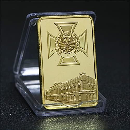 Alman Altın Bar hatıra parası Altın Sikke Zanaat Koleksiyonu Bankası Kişilik Şanslı Hediye Kartal Çapraz Kabartma Paraları