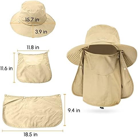 Güneş şapkası Erkekler/Kadınlar için, Geniş şapka Erkekler, Kova Şapka UV Koruma Boonie Şapka Balıkçılık Yürüyüş Bahçe Plaj