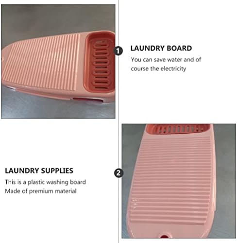 Cabilock Taşınabilir Çamaşır Makinesi Plastik Çamaşır Tahtası El Yıkama Tahtaları Kaymaz Yıkama Tahtası Manuel Çamaşır Yıkama