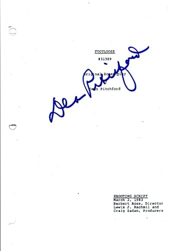 Dean Pitchford İmzalı FOOTLOOSE Tam Film Senaryosu COA İmzaladı