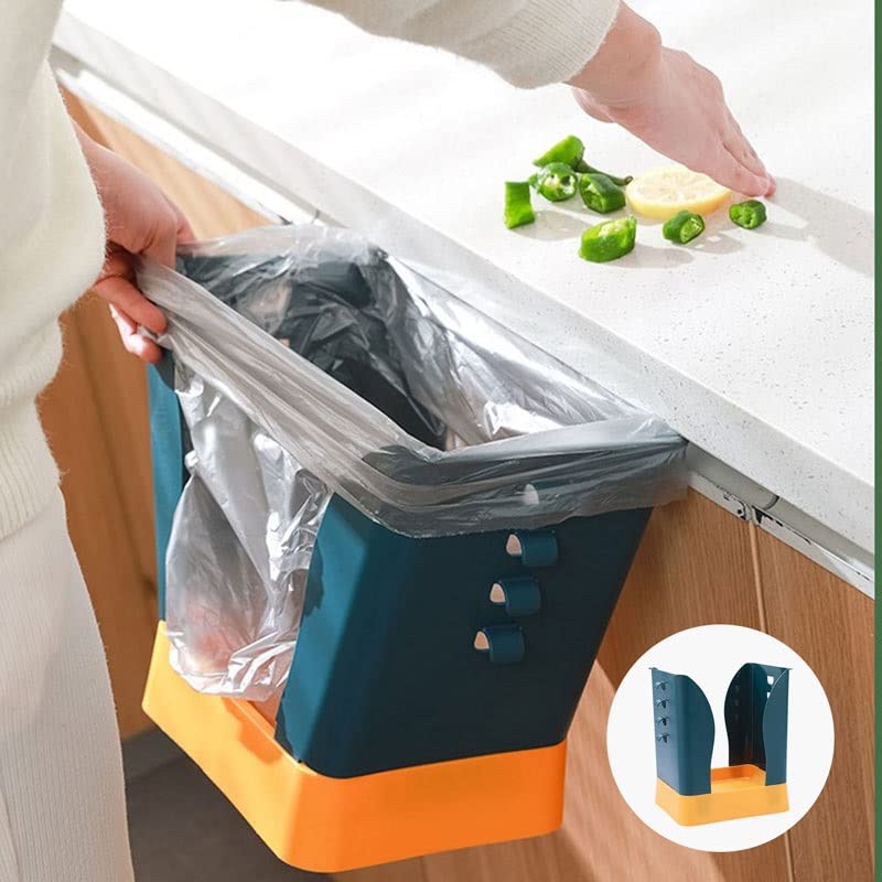 ZYJBM çöp kutuları Genişletilmiş çöp tenekesi Ev Mutfak Banyo Dokuz Hızlı ve Yakın Ayarlanabilir çöp tenekesi (Renk: D, Boyut: