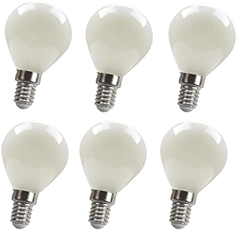 YDJoo E14 LED Ampuller 3 W Küre ampuller 30 Watt Eşdeğer Sıcak Beyaz 3000 K E14 Bankası G50/G16.5 LED Cam Yuvarlak Vanity