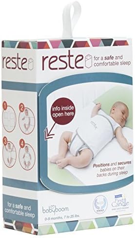 Bebek Brezza Güvenli Uyku Kundak Battaniye Beşik Güvenlik Yenidoğan ve Bebekler için Güvenli, Anti-Rollover Battaniye, Beyaz
