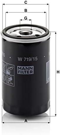 Mann-Fılter W 719/15 Döner Yağ Filtresi