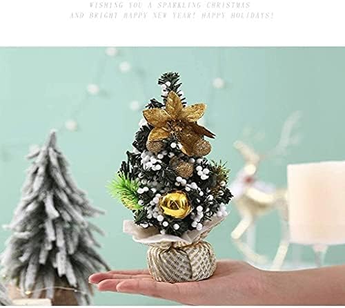 AOOF Noel Ağaçları Masa Noel Ağacı Ahşap DIY Noel Ağacı ile Kızak Araba Bulmaca Noel Ağacı Süsler, Geyik Noel Dekorasyon