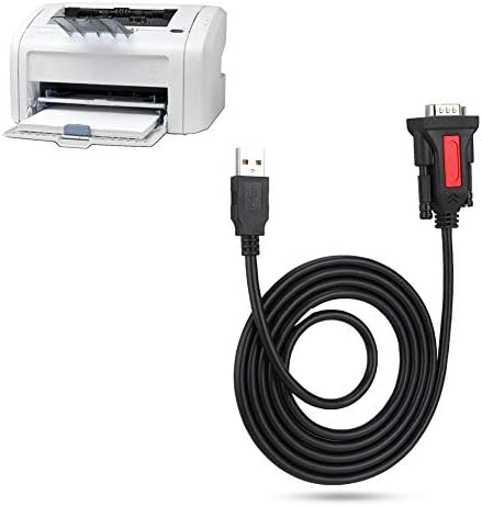 ASHATA USB'den RS232 db9'a Seri Port Adaptör Kablosu, USB'den rs232'ye Seri Port Yazıcı Bağlantısı USB'den 232'ye 9 pinli