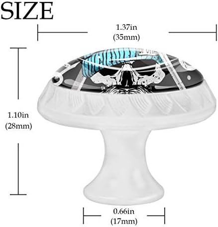 Idealıy Serin Kafatası Sanat Kapı Çekmece çekme kolu mobilya dekorasyonu için Mutfak Dolabı Tuvalet Masası