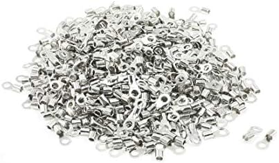 New Lon0167 500 Pcs RNB3.5-4 Ring Tongue Type Non Insulated Terminals for AWG 14-12(500 Stück RNB3.5-4 Ringzungen-Typ, nicht