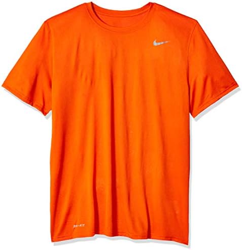 Nike Erkek Efsane Kısa Kollu Tişört, Üniversite Turuncu, 3XL