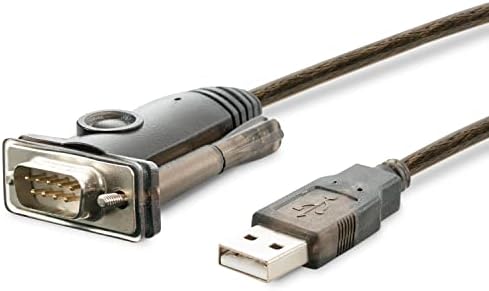 Takılabilir USB'den Seri Adaptöre Windows, Mac, Linux ile uyumlu (RS-232 / DB9 DTE Erkek Konnektör, Üretken PL2303HX Rev.