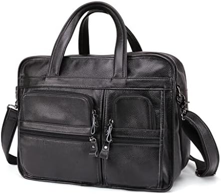 N / A Büyük Erkek Çanta Moda erkek Fonksiyonel Ofis seyahat postacı çantası Erkek 14 İnç Dizüstü Bilgisayar omuz çantaları