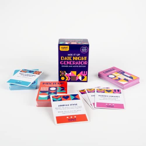 CratedWithLove Randevu Gecesi Fikirleri Oluşturucu Kart Oyunu-Çiftler için 100.000'den Fazla Heyecan Verici Randevu Gecesi