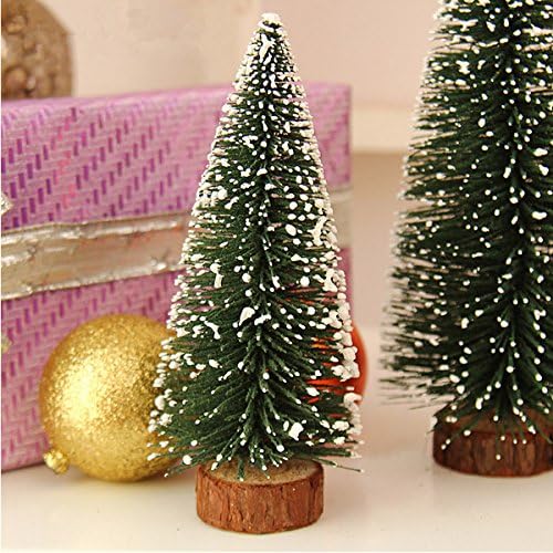 NUOLUX Noel Ağacı, Masaüstü Minyatür Çam Ağacı 6 adet