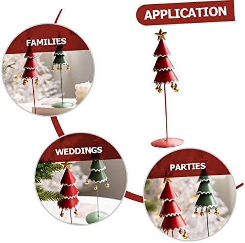 BESTOYARD Ferforje Noel Ağacı Doğuş Dekor Yemek Odası Dekor için Masa Masaüstü Dekor De Modeli Aksesuarları Tatil Masa Ağacı