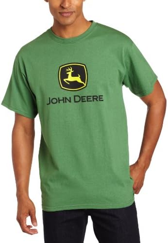 John Deere erkek Marka Logo Çekirdek Kısa Kollu Tişört
