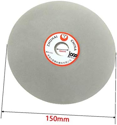 X-DREE 6 inç Kum 1000 Elmas Kaplı Düz Tur Tekerlek taşlama diski Parlatma Aracı (Herramienta de pulido con disko de esmerilado