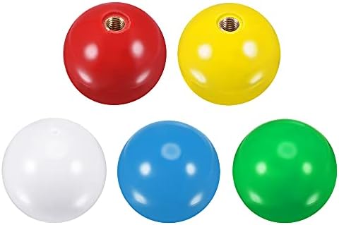 MECCANİXİTY Joystick Kolu Üst Top Kafa M6 Kırmızı/Yeşil/Beyaz/Sarı/Mavi Kurulumu kolay Arcade Oyun Parçası için