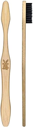 Azeeda 'Sihirli Şapkalı Tavşan' Bambu Diş Fırçası (TF00017691)