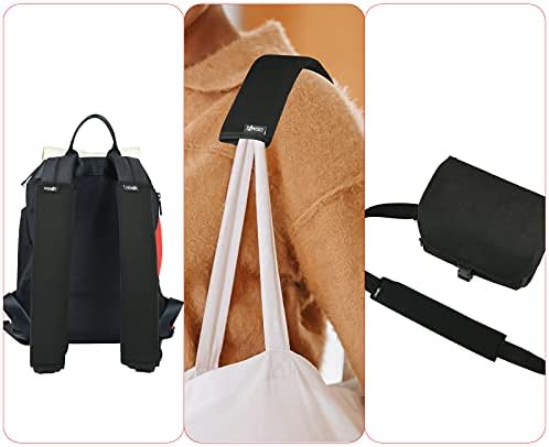 Cosmos 2 Adet Neopren Konfor Omuz Askısı Pedleri laptop çantası, askılı çanta, Spor Çantası, Seyahat Çantası, Siyah Renk,