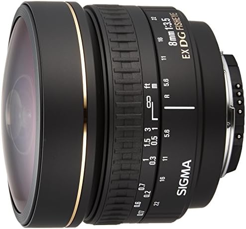 Sigma 8mm f/3.5 EX DG Dairesel Balıkgözü Sabit nikon için lens SLR Kameralar