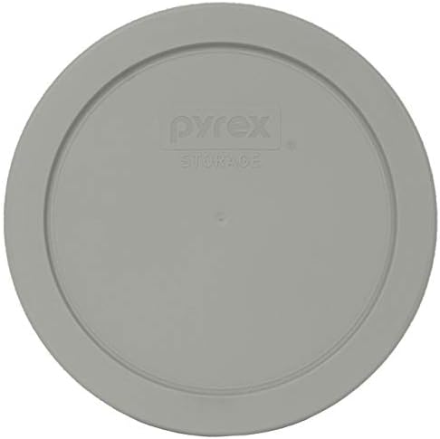 Pyrex 7201-PC Jet Gri Yuvarlak Plastik Gıda Saklama Yedek Kapak, ABD'de üretilmiştir