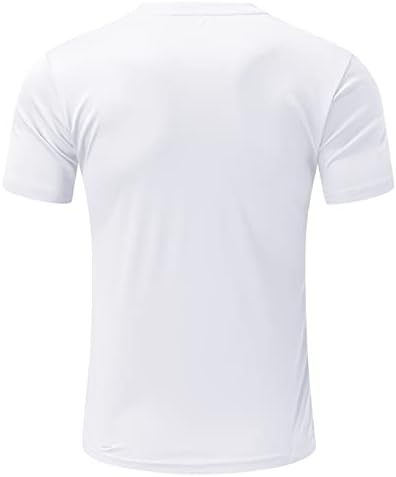 Erkek Yaz Moda Rahat Yuvarlak Boyun Küçük Baskı T Shirt Kısa Kollu Gömlek Erkek Uzun Kollu Koşu Gömlek