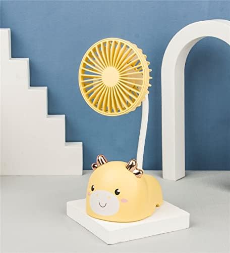 n / a Karikatür Mini Masa Fanlar Dilsiz Öğrenci Taşınabilir masaüstü Mini Fan USB Macarone şarj edilebilir masa vantilatörü