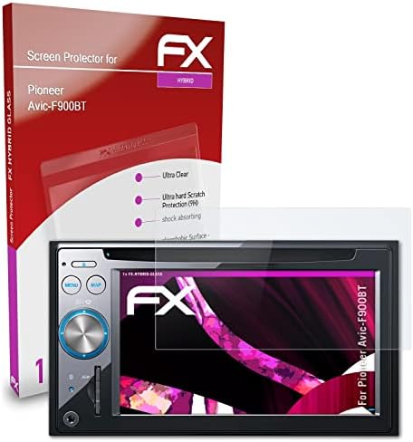 atFoliX Plastik Cam koruyucu film ile Uyumlu Pioneer Avıc-F900BT Cam Koruyucu, 9H Hibrid Cam FX Cam Ekran Koruyucu Plastik