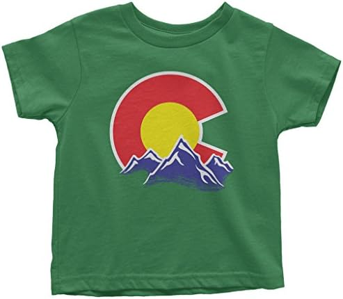 Threadrock Çocuklar Colorado Dağ Yürümeye Başlayan T-Shirt