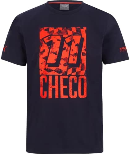 Kırmızı Boğa Yarışı F1 Sergio Checo Perez erkek grafikli tişört