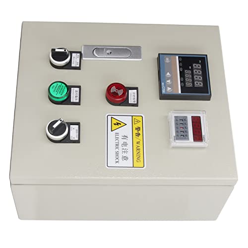 Sıcaklık Kontrol Kutusu, 7.5 KW Net Ekran PID Termostat Basit Kurulum 380V AC M6 Vidalı Termokupl IR Uzak Kızılötesi Fırın