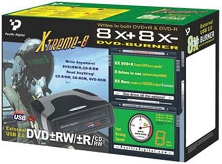 Pacific Digita 8X8 Çift Harici DVD + / - Yazıcı (U-30223)