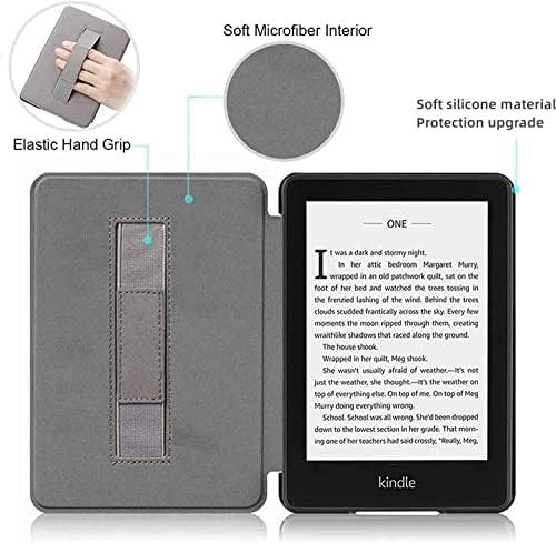GUKSRASO Kindle Paperwhite 5th/6th / 7th Gen önce 2018 Sürümü, ultra İnce Kumaş Kapak (Model EY21 ve DP75SDI), El Kayışı